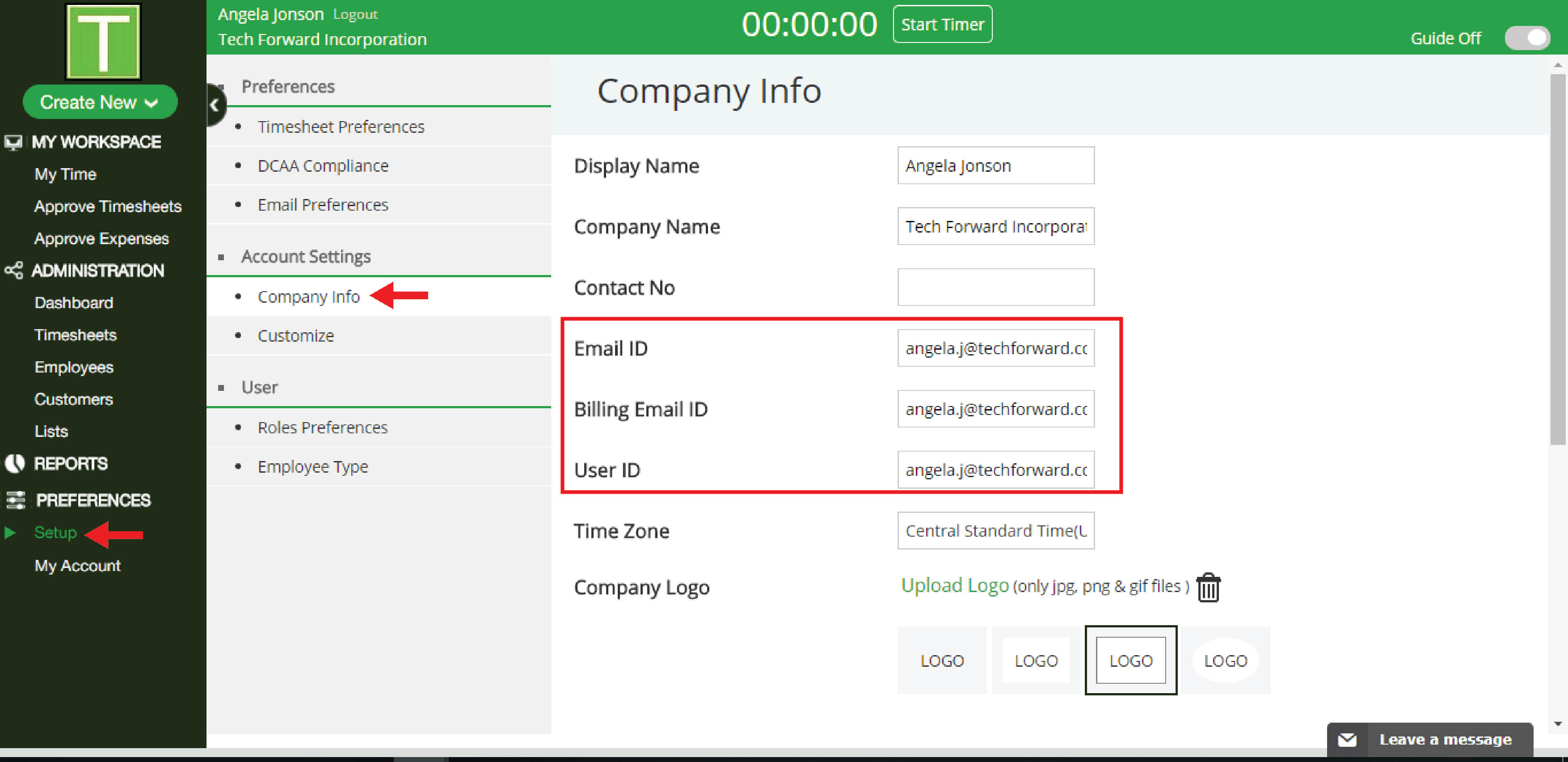 How can I change my registered email/user ID? TimeRewards Help Desk