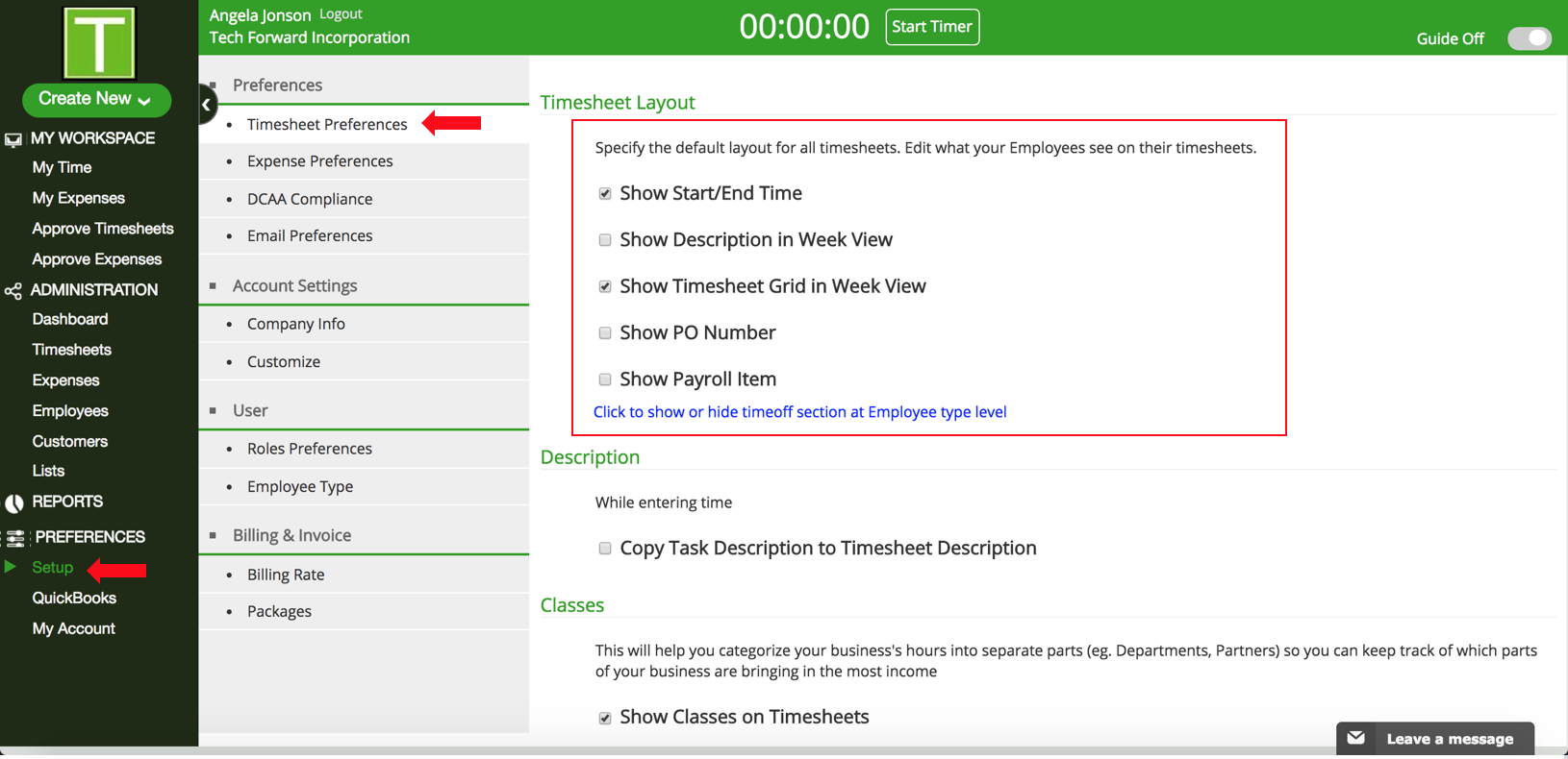 How do I show additonal fields in Timesheet? TimeRewards Help Desk